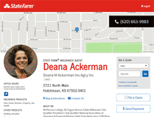 Tablet Screenshot of deanamackerman.com